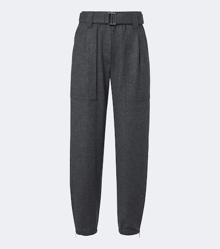 Pantalon fuselé en laine et cachemire - Brunello Cucinelli - Modalova