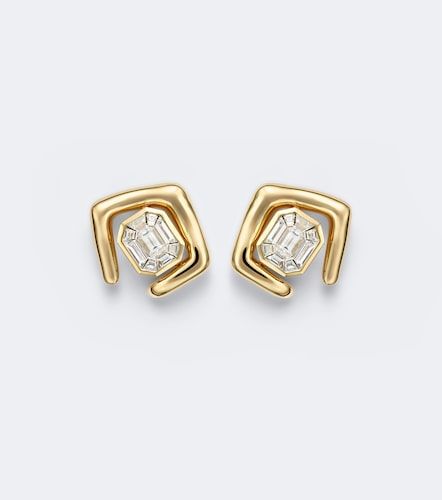 Boucles d'oreilles Zar en or 18 ct et diamants - Shay Jewelry - Modalova