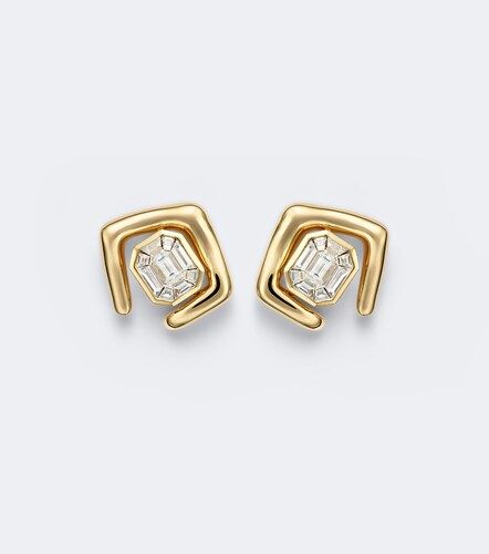 Boucles d'oreilles Zar en or 18 ct et diamants - Shay Jewelry - Modalova
