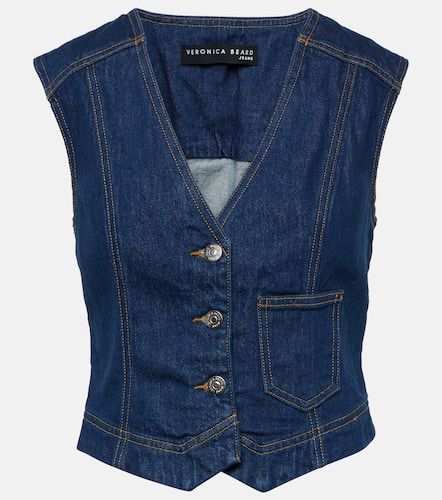 Gilet de costume Valeria en jean - Veronica Beard - Modalova