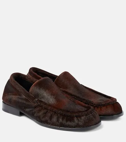 Mocassins en cuir façon poulain - Dries Van Noten - Modalova