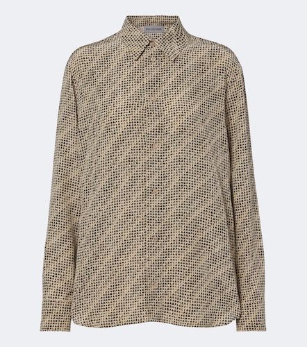 Chemise en soie à imprimé - Balenciaga - Modalova