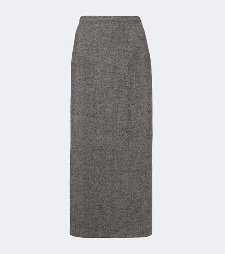 Jupe midi en laine et cachemire - Magda Butrym - Modalova