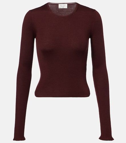 Top en laine, cachemire et soie - Saint Laurent - Modalova