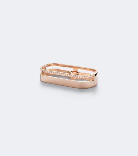 Bague double Berbere en or rose 18 ct et diamants - Repossi - Modalova