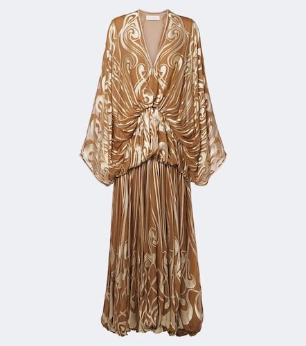 Robe longue Momentum Burnout Bubble en soie - Zimmermann - Modalova