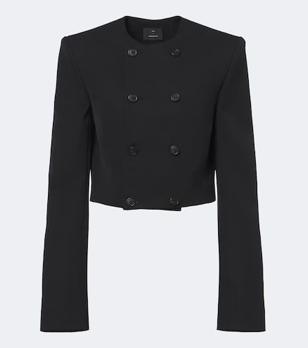 Blazer court en laine vierge - Wardrobe.NYC - Modalova