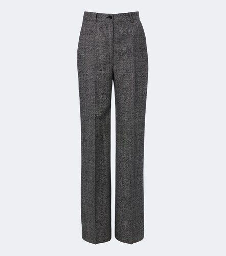 Pantalon droit en laine vierge - Dolce&Gabbana - Modalova
