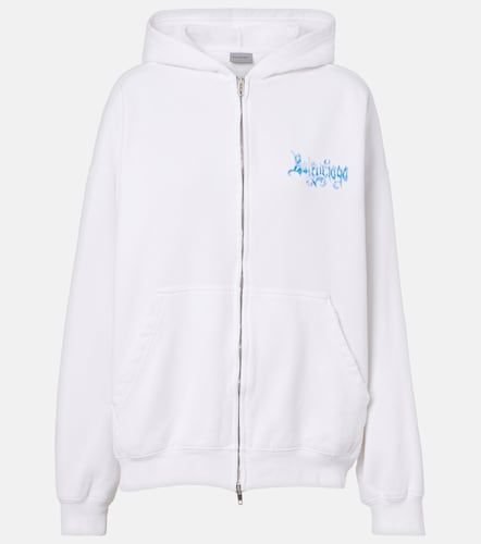 Sweat-shirt à capuche en coton - Balenciaga - Modalova