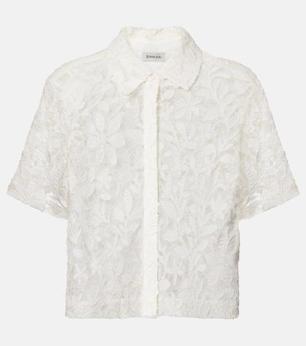 Chemise en dentelle de coton - Simkhai - Modalova
