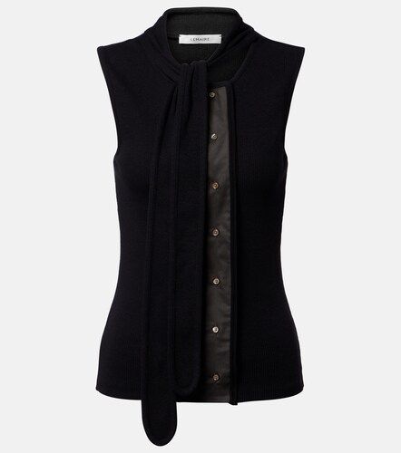 Top asymétrique en coton et lin - Lemaire - Modalova