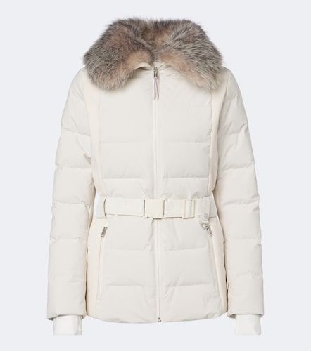 Veste de ski en duvet et shearling - Yves Salomon - Modalova