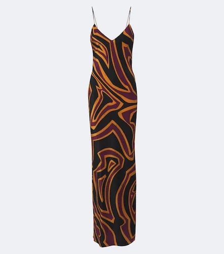 Robe Labirinto en soie à imprimé - Pucci - Modalova