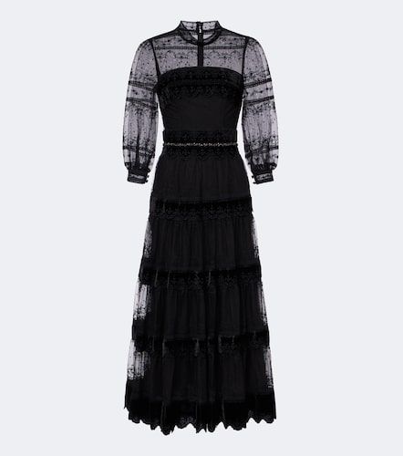 Robe de cocktail en dentelle - Costarellos - Modalova