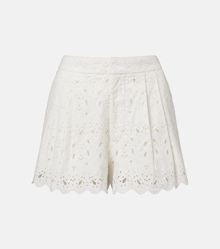 Short Paisley Eyelet en coton à broderies anglaises - Frame - Modalova