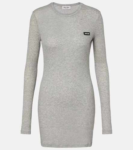 Miu Miu Robe en coton - Miu Miu - Modalova