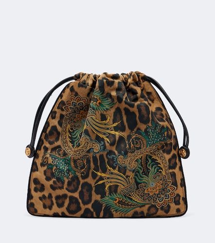 Pochette Mini à motif léopard - Etro - Modalova