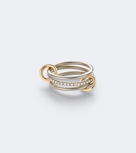 Bague Sonny en argent sterling, or 18 ct et diamants - Spinelli Kilcollin - Modalova