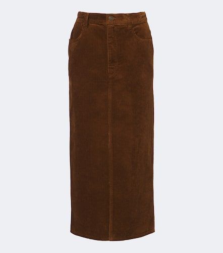 Jupe longue Odalie en coton et lin - Marant Etoile - Modalova