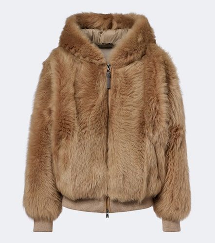 Veste Monili en shearling à capuche - Brunello Cucinelli - Modalova