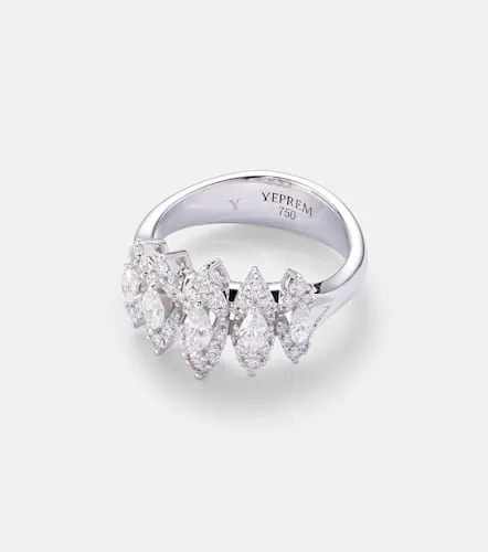 Bague Y-Not en or blanc 18 ct et diamants - Yeprem - Modalova