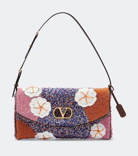 Sac porté épaule DeVain Small en soie - Valentino Garavani - Modalova