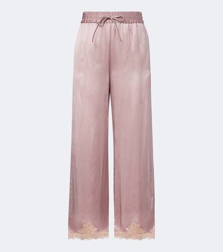 Pantalon ample en soie - Valentino Garavani - Modalova