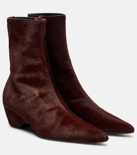 Bottines Sybil en cuir façon poulain - Khaite - Modalova