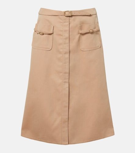 Jupe midi Luxury Layer en coton mélangé - Dorothee Schumacher - Modalova