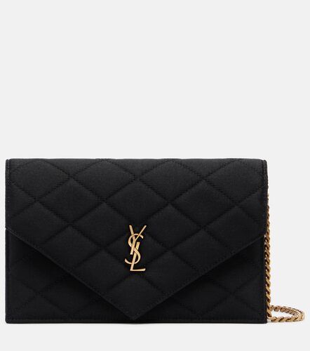 Sac Paris Mini en satin matelassé - Saint Laurent - Modalova