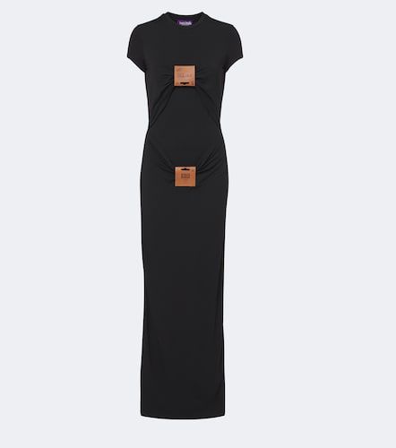 Robe longue en cuir - Jean Paul Gaultier - Modalova