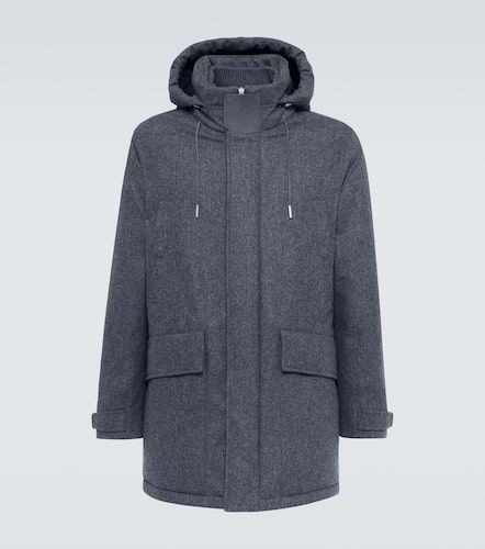 Zegna Doudoune longue en laine - Zegna - Modalova