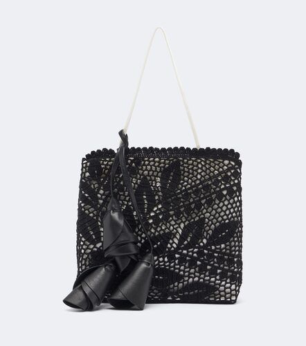 Sac à main Julia en crochet et cuir - Magda Butrym - Modalova
