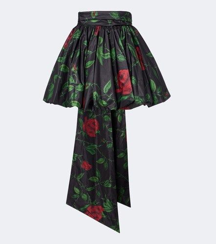 Mini-jupe à fleurs et nœud - Blumarine - Modalova