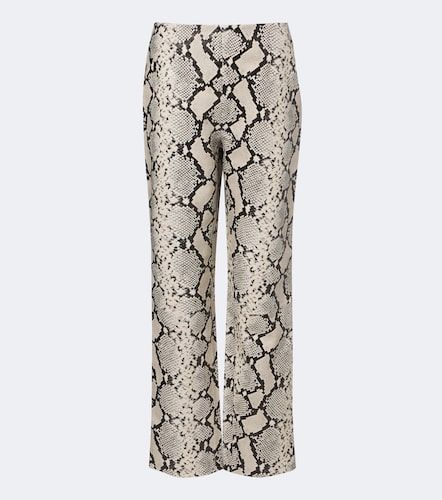 Róhe Pantalon droit en cuir façon serpent - Rohe - Modalova