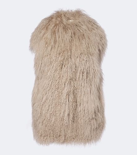 Veste sans manches en shearling - Yves Salomon - Modalova