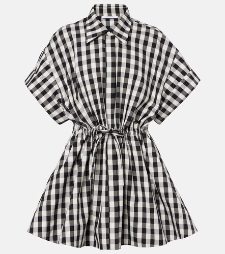 Robe chemise en coton mélangé à carreaux - Givenchy - Modalova