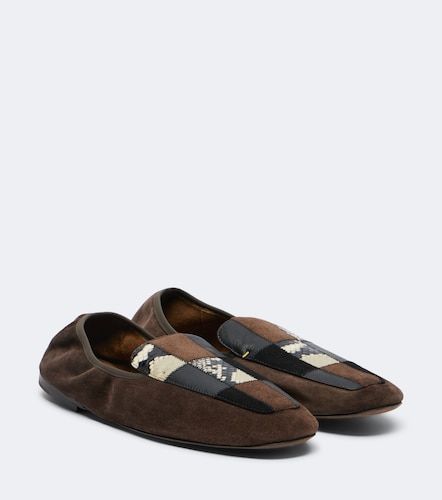 Khaite Slip-on Zoe en daim et cuir - Khaite - Modalova