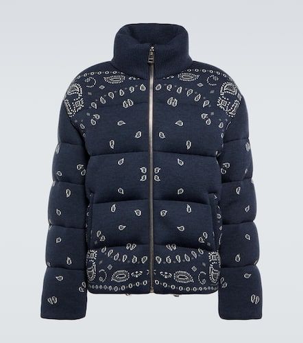 Veste doudoune Bandana en jacquard de laine vierge - Alanui - Modalova