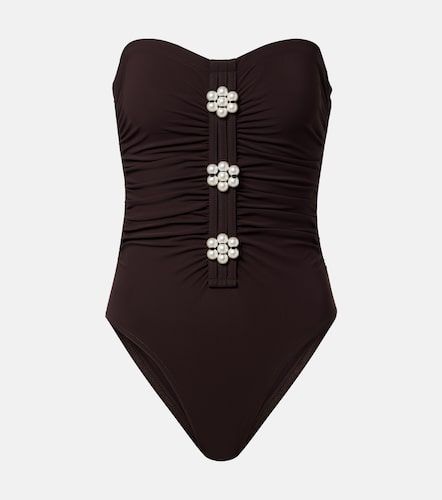 Maillot de bain bustier Maya à perles fantaisie - Karla Colletto - Modalova