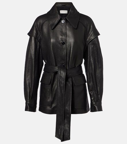 Nour Hammour Veste Perrin en cuir - Nour Hammour - Modalova