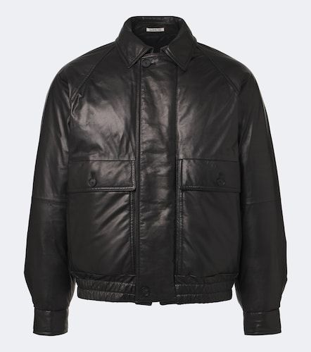 Auralee Veste doudoune en cuir - Auralee - Modalova