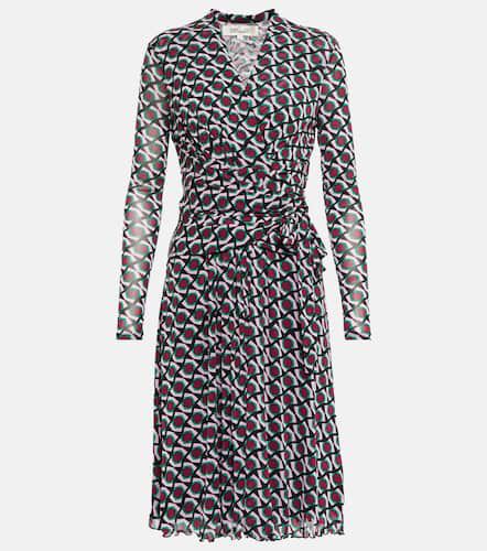 Robe midi Brenda en résille - Diane von Furstenberg - Modalova