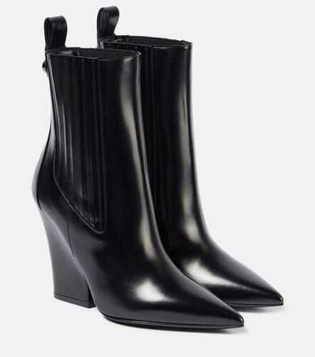 Bottines VLogo Lockette en cuir - Valentino Garavani - Modalova