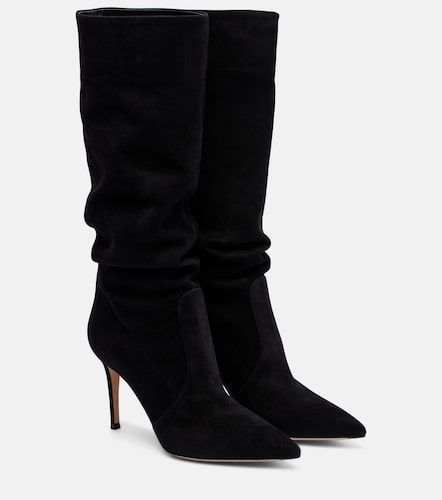 Bottes Hansen 85 en daim - Gianvito Rossi - Modalova