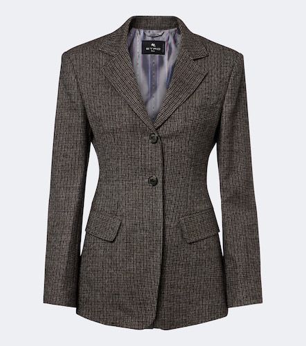 Etro Blazer en laine à carreaux - Etro - Modalova