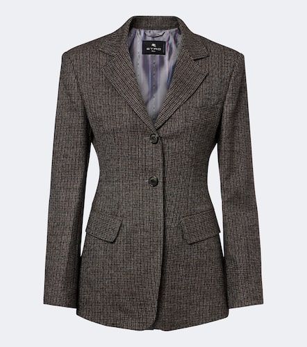 Etro Blazer en laine à carreaux - Etro - Modalova