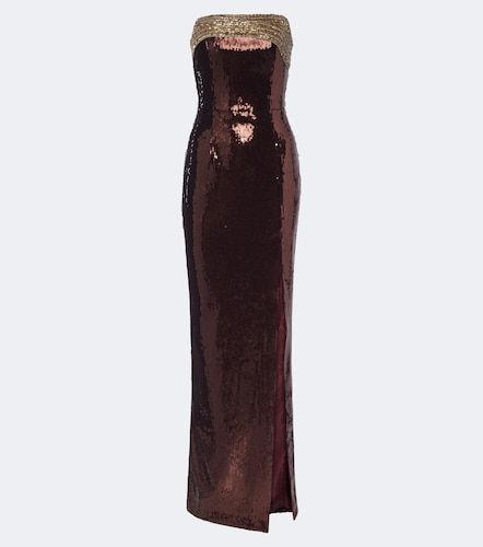 Robe longue bustier Glimmer à ornements - Rebecca Vallance - Modalova