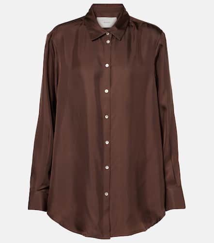 Chemise de pyjama en satin de soie - Asceno - Modalova