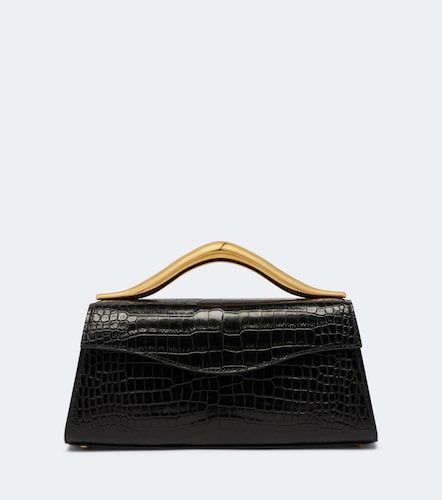 Sac Petit Wave en cuir façon croco - Elie Saab - Modalova